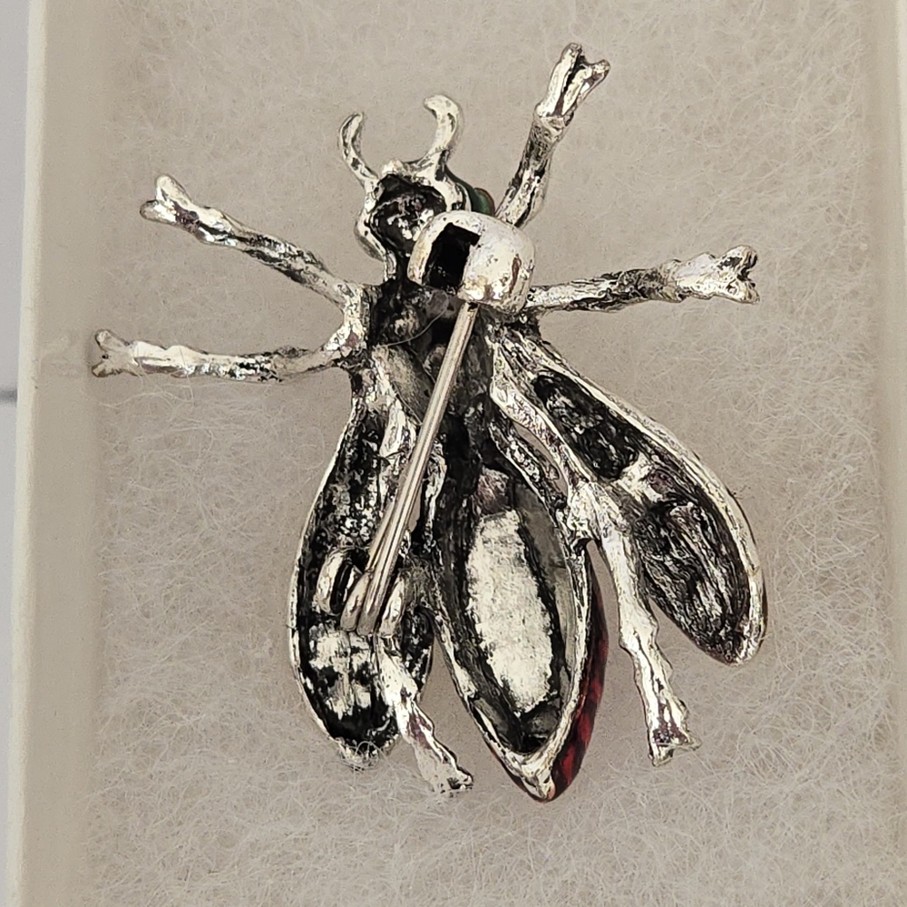 Colorful Bee Brooch - Picture 2 of 2